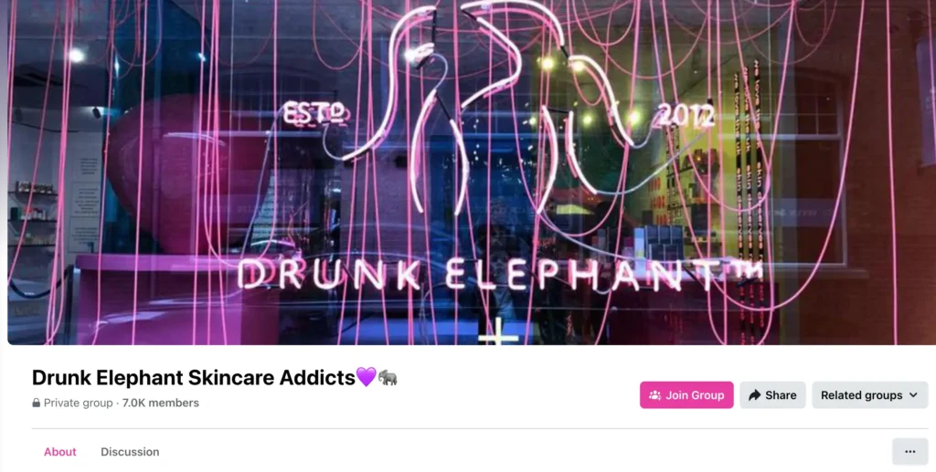 top-skincare-marketing-strategies-to-elevate-your-beauty-brand-drunk-elephant-facebook-groups